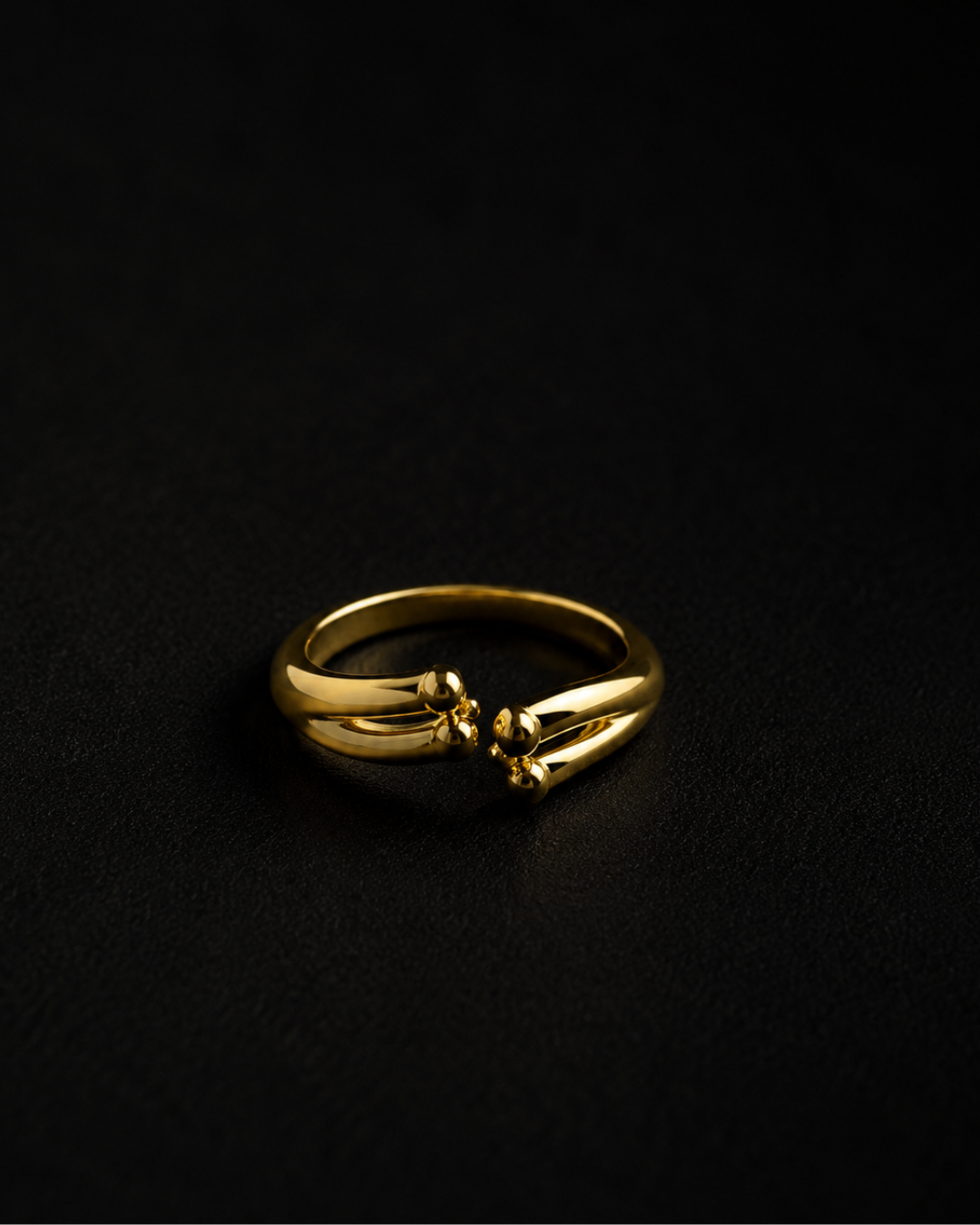 The Sculpted Calla Lily Open Ring