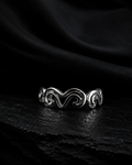The Fluid Wave Silver Ring