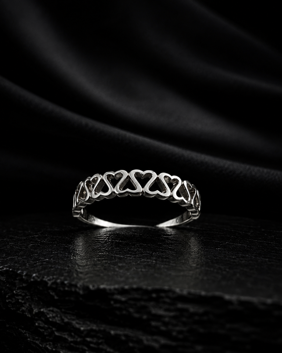 Modern Romance Silver Stacker