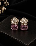 Rosé Lavender Bloom Earrings