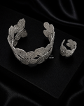 The Filigree Butterfly Cuff & a Ring in Silver