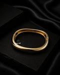 The Slim Sculpted Square Bracelet